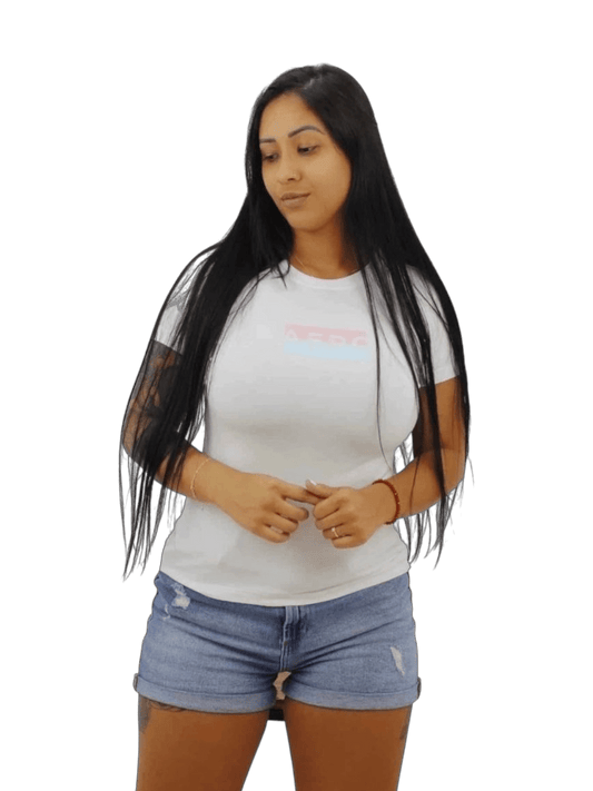 Camiseta feminina Aeropostale-Branca