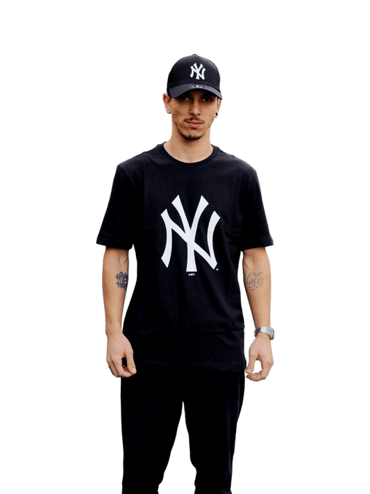Camiseta New era Masculina, MLB New York Yankees-Preta