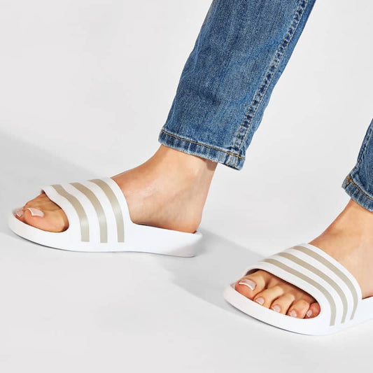 Chinelo Adidas Slide- Feminino-Branco