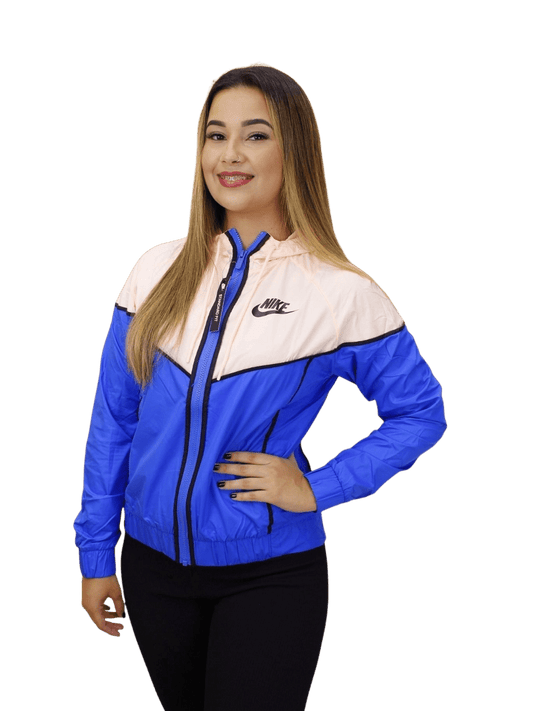 Jaqueta Nike corta vento Feminina-Azul