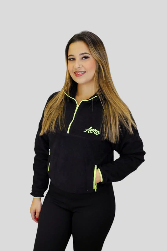 Jaqueta aeropostale feminina, pelúcia