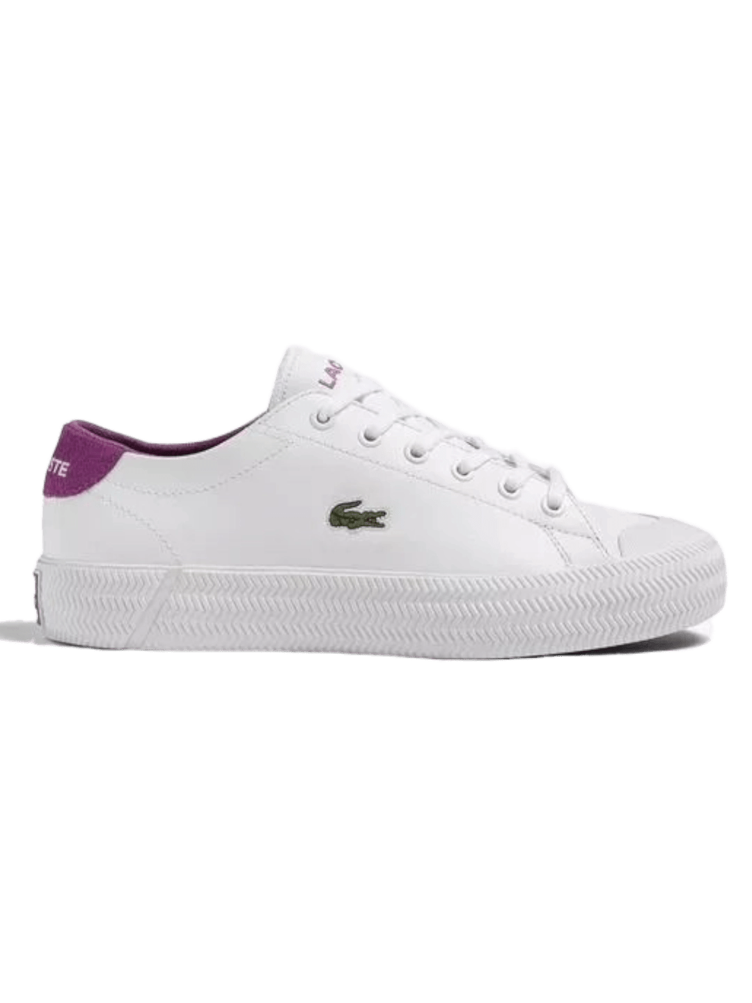 Tênis Lacoste Feminino Gripshot-Branco e Roxo