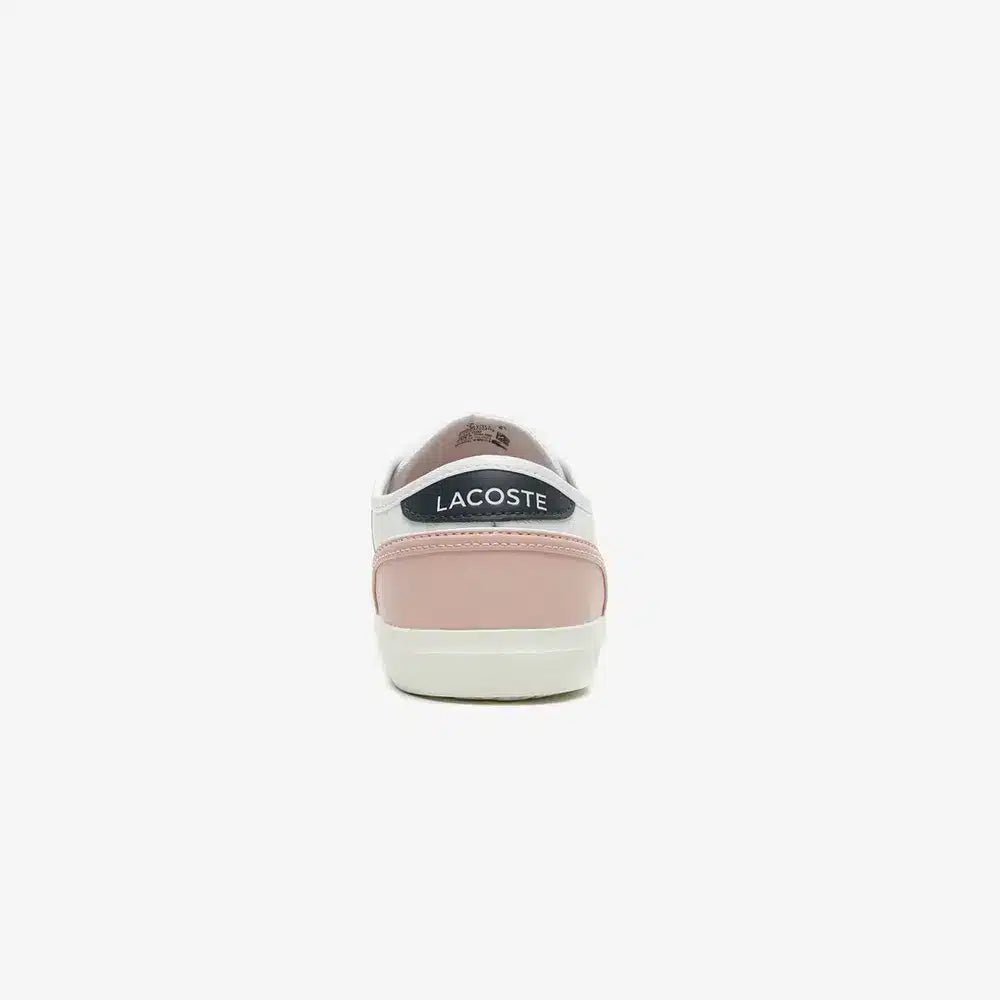 Tênis Lacoste Feminino Sideline Em Couro-Branco