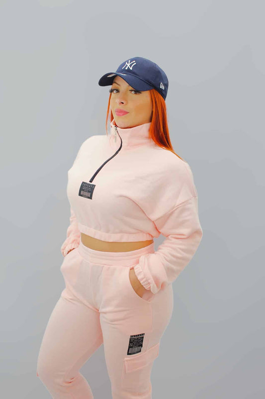 Conjunto moletom Feminino Tricats