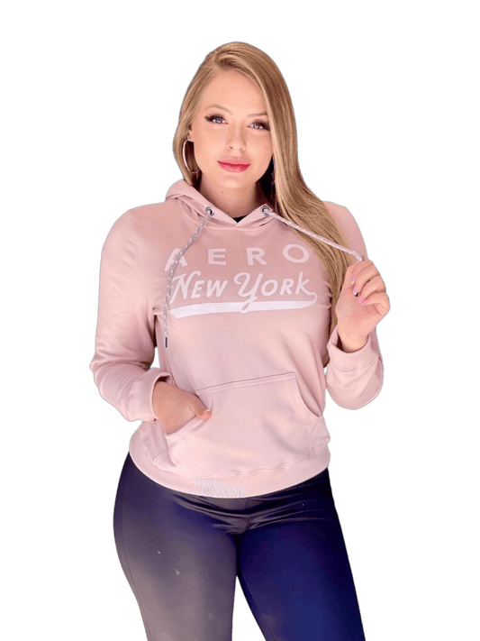 Moletom aeropostale feminino-Rosa